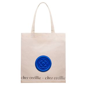 Shopping Tote bag, Coton sac fourre-tout, Bleu &eacute;lectrique, Panot design, Sacs De Courses avec mousqueton pour cl&eacute;s - Made in Barcelona - Neuf