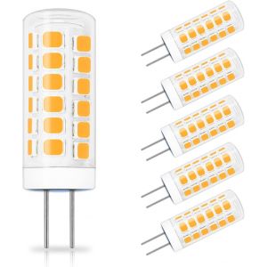 Kal-Lot De 5 Mini Ampoules Led G4 220 V-240 V Ac 2 W Blanc Chaud 3000 K Remplace Les Lampes Halogènes À Broches De 20 W (Non Basse Tension 12 V) - Neuf