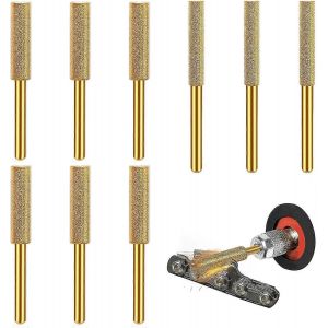2024,Diamond Sharpener Chainsaw Chainsaw Chainer Sharpener Lime à pierre pour tronçonneuse avec 3 tailles différentes 4mm4 8mm 5 5mm pour l'affûtage et le ponçage9 - Neuf