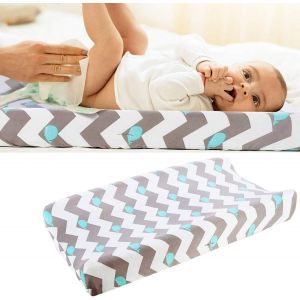 KALANKA-Lot de 2 matelas à langer pour bébé - Lavables - Pour bébés et tout-petits - En coton - Universel - Doux pour la peau - Pour garçons et filles - Neuf