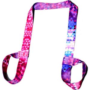 Sangle Yoga,Bande Elastique Musculation,Fitness Materiel,Elastique Fitness,Resistance Band,Sangle De Transport Imprimée,Sangle De Tapis De Yoga,Pour Tapis De Yoga,Exercices,Fitness - Neuf