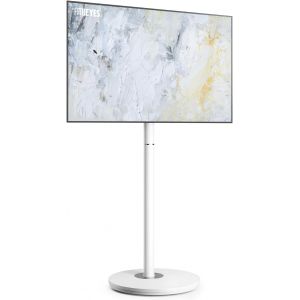 MEVRONISSHOP-Design Support TV Pied pour TV 32-65 Pouces Support TV roulettes Max VESA 400&times;400 mm Jusqu'&agrave; 35 kg Hauteur et Angle R&eacute;glable S&eacute;rie Master - Neuf