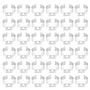120Pcs T8 Ampoules U Clips Support Lampe Tube Fluorescent Support - Neuf