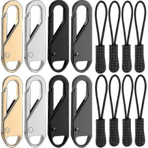 Remplacement De La Tirette De La Fermeture Éclair,8 Pièces Languettes De Fermeture À Glissière Amovibles Pour Bagages Vêtements Vestes Sacs À Dos Bottes Sac À Main Manteau D - Neuf