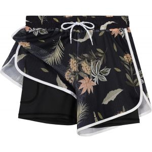 Short De Bain Femme Cordon De Serrage R&eacute;glable S&eacute;chage Rapide Convient Pour La Natation, La Plage, Le Yoga Protection Uv Multi-Taille Polyvalent - Neuf