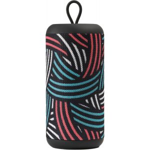 Speaker Vertical | Enceinte Bluetooth 5.0 Portable - 5 Watts de Puissance - Emplacement Micro SD - Port&eacute;e Bluetooth 10Mt. Autonomie Batterie 4h et Charge 1,5h - Fantasy Stripes - Neuf