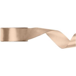 Ruban De Satin De 25 M - Largeur : 38 Mm - Ruban Décoratif - Pêche - Couleur Pêche - Neuf