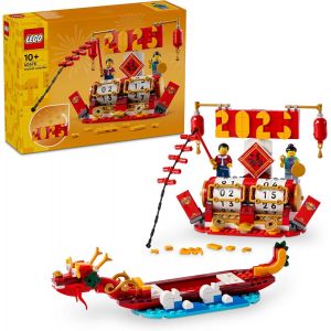 LKLJIJ-10696 Classic La Boîte de Briques Créatives, Jouet et Ensemble de Rangement avec Briques, Roues, Fenêtres, Idée Cadeau Anniversaire, Enfants 4 Ans - Neuf