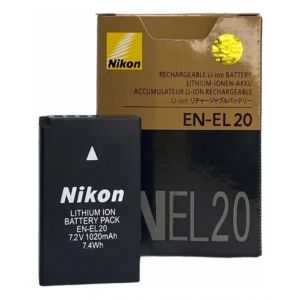 Batterie NIKON EN-EL20 Compatible avec Nikon 1 J1, 1 J2, 1 J3, 1 S1, Coolpix A - Neuf