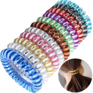 Caili Cravates Cheveux Queues De Cheval Bandes De Cheveux - Bandeaux De Queue De Cheval - Elastique &Agrave; Cheveux Accessoire De Coiffeur Bandeaux De Queue De Cheval&iquest;10 Pcs Couleur Au Hasard&iquest; - Neuf