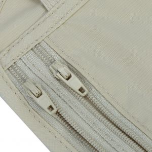 Sac banane leger et fin pour voyage, ceinture, argent liquide, certificat, pochette antivol pour telephone (kaki clair) - Neuf
