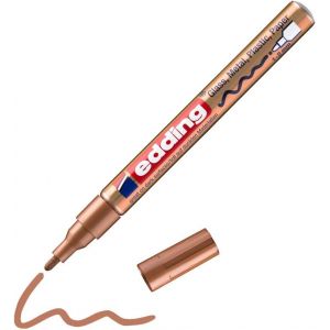 Marqueur Peinture Brillante-Cuivre-1 Feutre Peinture Brillante-Pointe Ronde 1-2mm-Pour Dessin,Coloriage,Scrapbooking-Étanche,Très Opaque - Neuf