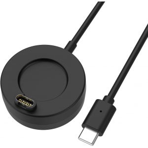 Eryi-Chargeur De Montre Compatible Avec Garmin Fenix 7x Pro/7x/7s Pro/7s/7 Pro/7/6s/6x/6/5s/5x Plus/5x/5 Plus/5/Forerunner 965, Socle De Charge Magnétique Avec Câble Usb-C De 3,3 Pieds/1 M, Noir - Neuf