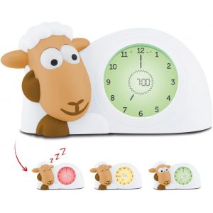 Copf-Horloge Sam L'agneau D'entraînement Au Sommeil Et Veilleuse Pour Enfants | Réveil Lumineux | Aidez Votre Enfant À Apprendre Quand Se Réveiller | Luminosité Réglable | Arrêt Automatique - Neuf