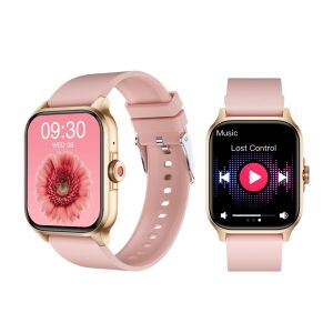 Montre connect&eacute;e de suivi d'activit&eacute; physique de 1,85 pouce avec moniteur de fr&eacute;quence cardiaque et fonction d'appel - Neuf