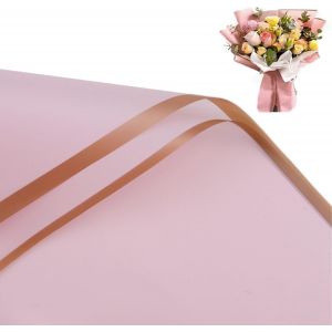 Lot De 20 Feuilles De Papier Cadeau Bouquet De Fleurs, 58 X 58 Cm, Papier Cadeau Rose, Papier Cadeau Rose, Papier Cadeau Fleurs, Papier D'emballage Floral, Chaîne De Fleurs Fraîches Pour Travaux - Neuf
