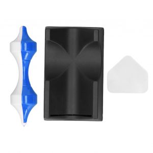 Gyroscope magnetique flottant, jouet educatif decoratif a levitation magnetique pour soulager le stress, enseignement, bleu et blanc - Neuf