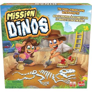 Eryi-Mission Dinos - Jeu De Société Enfants - A Partir De 4 Ans - Jeu De Plateau Ludo-Educatif - Parcours Le Jeu Au Volant De Ton 4x4 Et Assemble Ton Dinosaure - 2 À 4 Joueurs - Neuf