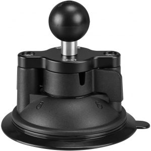 MEVRONISSHOP-Ventouse de Voiture avec Adaptateur de Boule d'un Pouce Compatible avec Les Bras &agrave; Double Prise RAM MOUNTS, pour Montage sur Le Pare-Brise de la Voiture. - Neuf