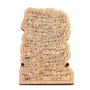 Dessin anim&eacute; Puzzle en bois Puzzle dr&ocirc;le d'animal Puzzle Enfants - Neuf