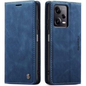 Chocoyi Coque Cuir pour Xiaomi Poco X5 Pro 5G / Redmi Note 12 Pro 5G, Protection Housse en Cuir PU Portefeuille,Fermeture Magn&eacute;tique,Fentes pour Cartes,Fonction de Support.-Bleu - Neuf