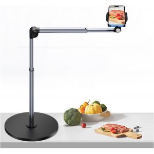 MEVRONISSHOP-Filmer du Dessus Smartphone Trepied Bureau, 30 CM Long, Trepied iphone R&eacute;glable et Pliable, Adapt&eacute; &agrave; la Diffusion, Enregistrement de Cuisine - Neuf
