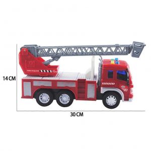 1:16 Sound and Light Fire Truck for Kids Children Toys Friction Driven Inertial Vehicles Cars Gift Toy - Neuf