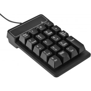 Clavier Usb Avec C&acirc;ble, 19 Touches, Pav&eacute; Num&eacute;rique &Eacute;tanche Pour Ordinateur Portable/Bureau/Pc Windows - Neuf