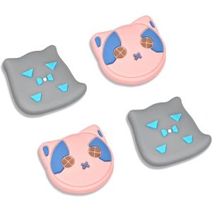 Thumb Grip Cap for Switch/Switch OLED/Switch Lite JoyCon,Silicone Joystick Caps Kawaii Analog Thumb Grip Soft Button Cover Compatible with Switch,Cat - Neuf
