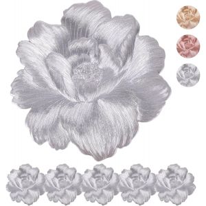 Sjzg-Lot De 6 Sets De Table Rouge,38cm Pvc Set De Table Rond &Eacute;l&eacute;gants,Antid&eacute;rapant#R&eacute;siste Chaleur#Lavable Pad De Table D&eacute;coration Pour Cuisine Restaurant Table &Agrave; Manger(St114tj) - Neuf