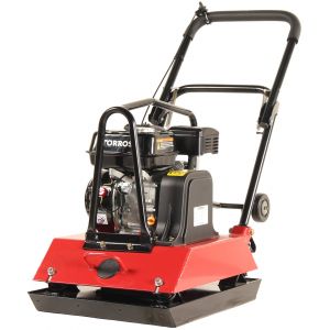 Compacteur &agrave; plaque vibrante 21 kN - Moteur essence 6,5ch - Plaque 60 x 48 cm Torros TPT2102 - Neuf