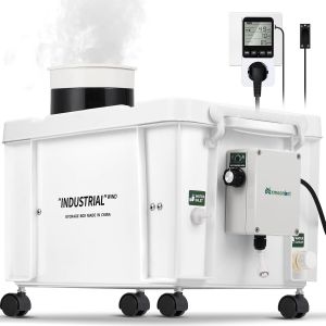 Checarzhn--No1-Humidificateur Ultrasonique, 10l/H Diy Humidificateur De Qualité Industrielle, Volume De Brume Réglable, Alimentation Automatique En Eau, Avec Interrupteur D'humidité Pour La Culture D - Neuf