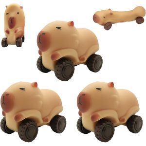 KAL-Jouet À Presser Capybara,3 Pièces Capybara Jouet Anti Stress,Capybara Jouet À Presser,Squeeze Jouet,Capybara Squeeze Toy,Capybara Stress Relief Toy,Pour Soulager Stress Jouet - Neuf