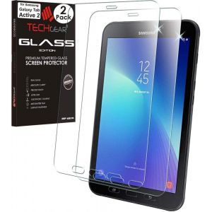 [2 Pack Verre Tremp&eacute; Compatible Avec Samsung Galaxy Tab Active 2 8.0 (Sm-T390/Sm-T395),Protecteur D'&eacute;cran En Verre Tremp&eacute; [Duret&eacute; 9h Clair Cristal] [Anti Rayures] [Sans Bulles] - Neuf