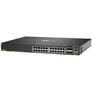HPE Aruba Networking CX 6200F 24G Class-4 PoE 4SFP 370W Switch - Neuf