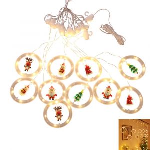 Guirlande Lumineuse Led De No&euml;l Aliment&eacute;e Par Usb, 3 M&egrave;tres, Ornement Rond &Agrave; Suspendre, Pour La D&eacute;coration De Fen&ecirc;tre - Neuf