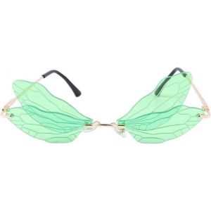 Déguisement Verre Libellule Ailes Lunettes De Soleil Déguisements Jusqu'à Drôle Verre Costume Lunettes Photo - Neuf