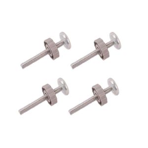 Tige De Broche Filetée,Kit De Pièces Pour Barrières De Sécurité Montées Sous Pression Pour Animaux De Compagnie Et Chiens - Vis Tiges Adaptateur B - Neuf