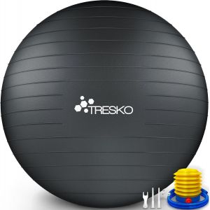 Ballon De Gymnastique|Anti-&Eacute;clatement|Boule D'assise|Balle De Yoga|Balles D'exercices Fitness|300 Kg|Avec Pompe &Agrave; Air.[K921] - Neuf