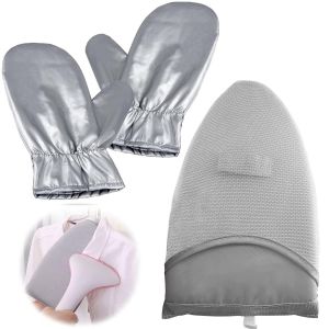 MEVRONISSHOP-Gants de Repassage pour Vapeur de V&ecirc;tement 2 Pi&egrave;ces Mitaines R&eacute;sistantes &agrave; La Chaleur, Multifonctions Minces Gants de Protection de V&ecirc;tement Durables Pour La Cuisson Des V&ecirc;tements &agrave; La V - Neuf