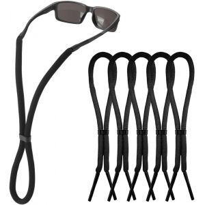 5 Pièces 34cm Sangle De Lunettes Flottant, Sangle De Lunettes Porte-Lunettes De Soleil Anti-Perte Sangles De Lunettes Pour Sports Nautiques Canotage Kayak Surf Hommes Femmes, B - Neuf