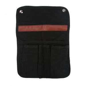 Sac Suspendu Pour Chaise De Camping, Sac De Rangement LatéRal En Toile Avec Accoudoirs Avec Plusieurs Poches Pour La PêChe En Plein Air Pique-Nique Noir - Neuf