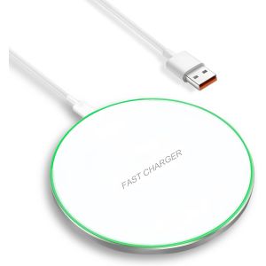 Wireless Charger For Iphone 15w,Magnetic Induction Charger For Iphone,UsbU2011c Charging Station For Iphone 16/15/15 Pro/15 Pro Max/14/13/12/11/Airpods,Samsung Galaxy S24/S23 Series - Neuf