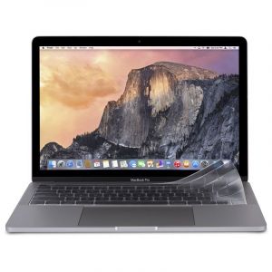 Prot&egrave;ge-clavier pour MacBook Pro 13 sans Touch Bar Disposition EU Moshi Transparent - Neuf