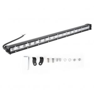 Projecteur LED mince a une rangee, 54 W, 20 pouces, barre de projecteurs de travail a LED, DC 9-30 V - Neuf