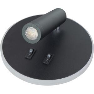 LED Lampe de Mur, Lampe de Chevet, 11W Mur de LED Lampe de Lecture, Réglable (3W+8W, Chaud 3000K Lumière), Lampe LED de Lecture pour la Salle de Séjour, Chambre à coucher, Couloir, - Neuf