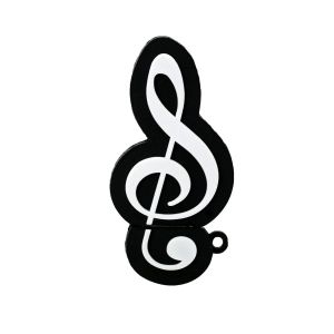 KALPZ-Piano Guitare Clé Usb 64Gb 32Gb Cle Usb Mémoire De Stockage Clé Usb 256Gb Clé Usb 2.0 Instrument Violon Note Clé Usb,128 Go,Style 6 - Neuf