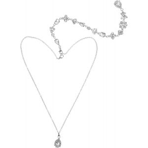 Collier De Dos Pour Femme De Haute Qualité Avec Pendentif Élégant Longue Chaîne Pour Mariée Et Fête De Mariage Bijoux En Pour Femmes Accessoire Élégant Pour Spécial - Neuf