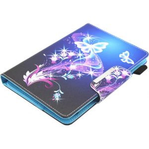 Universel Étui Tablette De 9 À 10.1"", Coque Housse De Protection Pour Ipad 2018, Samsung Galaxy A6/Tab S2 9.7, Asus Zenpad 10, Lenovo Tb-X103f/Tab 2 A10-70, Huawei Mediapad T3 T5 10/M5 Lite, Papillon - Neuf