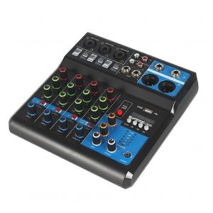 Console de mixage A5 Live SoundCard pour diffusion en direct, &eacute;quipement audio DJ professionnel 5 canaux - Neuf